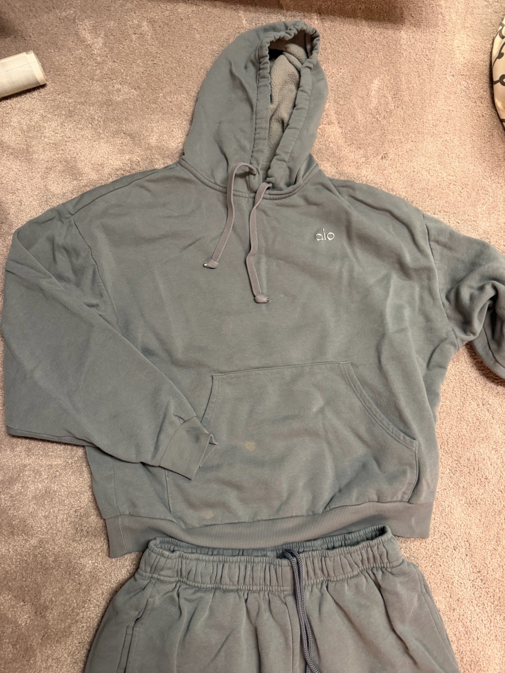 ALO Yoga women's Crewneck Hoodie and pants
